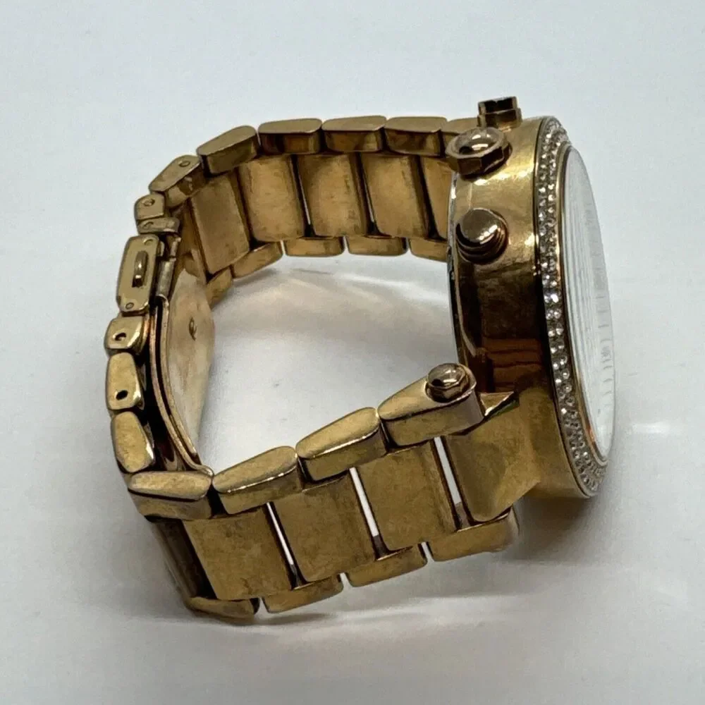 Michael Kors Parker MK5491 Women Rose Gold Analog Dial Quartz Wrist Watch JNA612